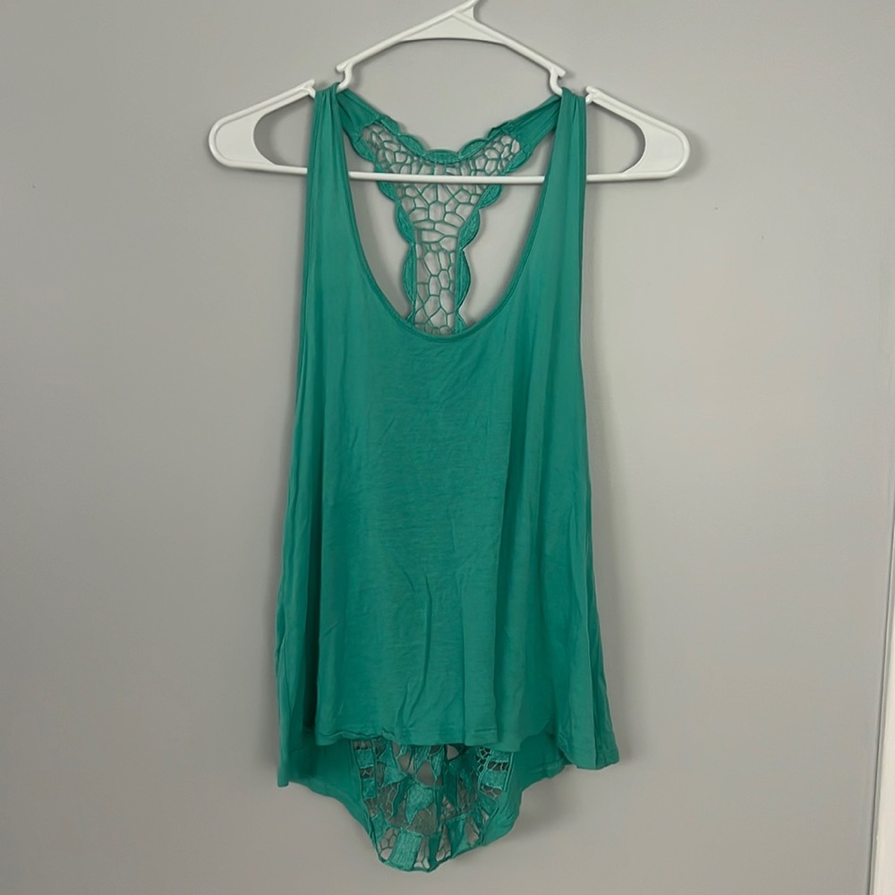 Teal tank top size XL